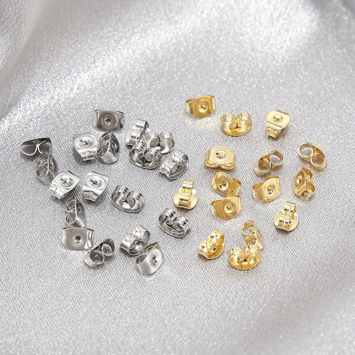 200pcs wholesale stainless steel earring pin backs