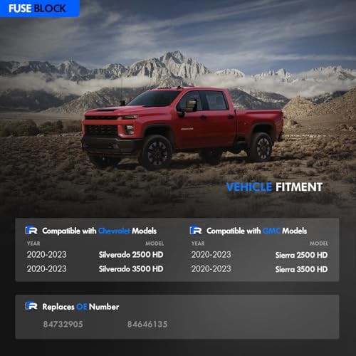 Battery Distribution Engine Compartment Fuse Block - Fit for Chevy Silverado