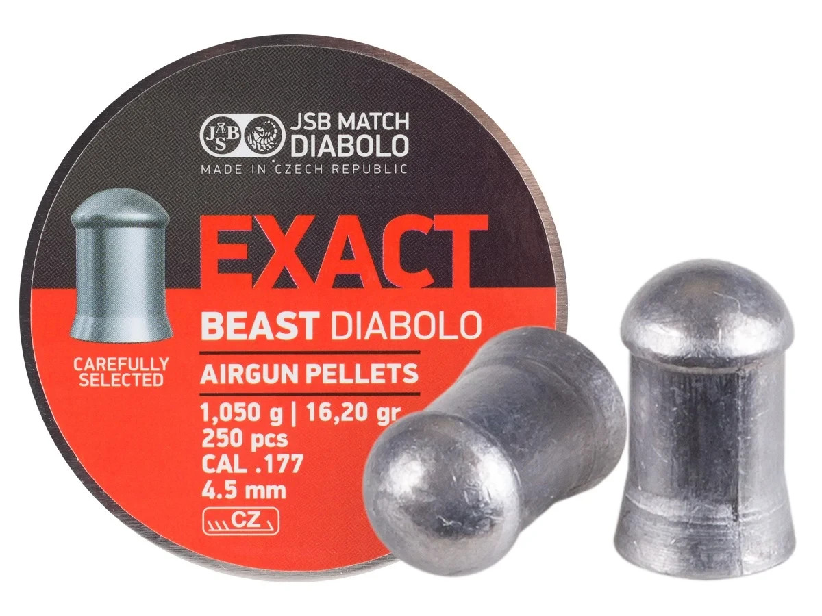 (NEW) JSB Exact Beast Diabolo.177 Cal Pellets 16.20 Grains Domed 250ct