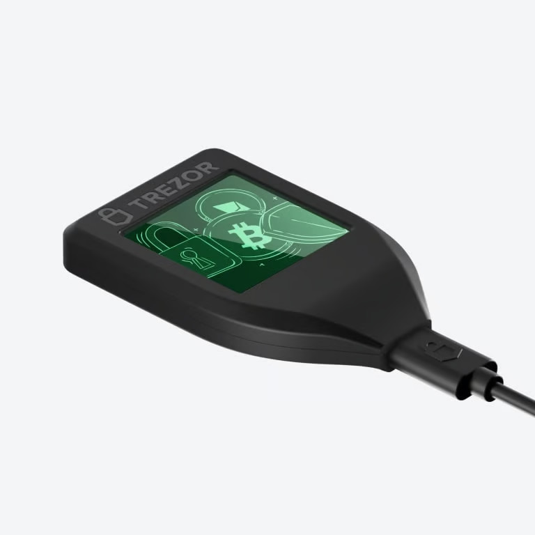 Trezor Model T Cryptocurrency Hardware Wallet + Cryptotag