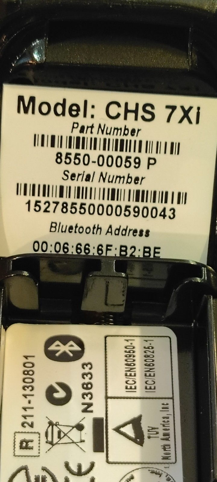 Socket Mobile CHS 7Xi Barcode Scanner Gray