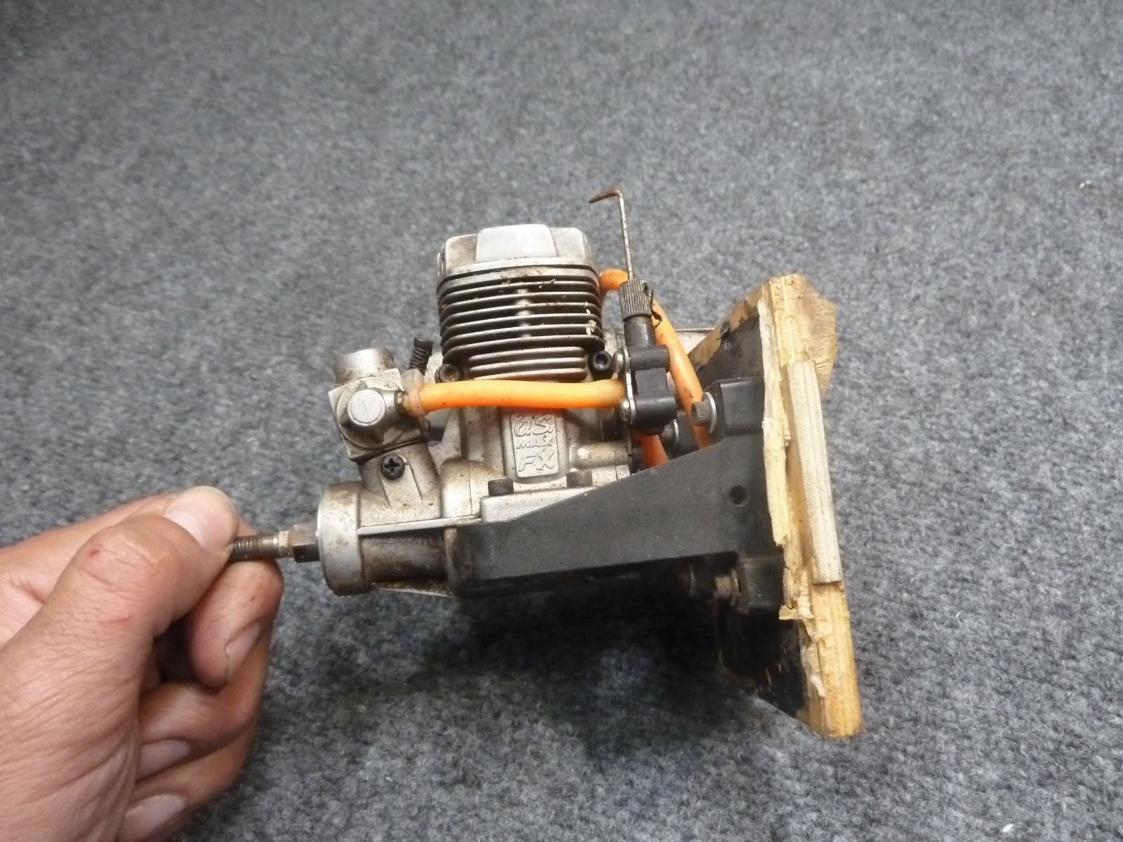 OS MAX FX 46 RC Airplane Engine with Muffler
