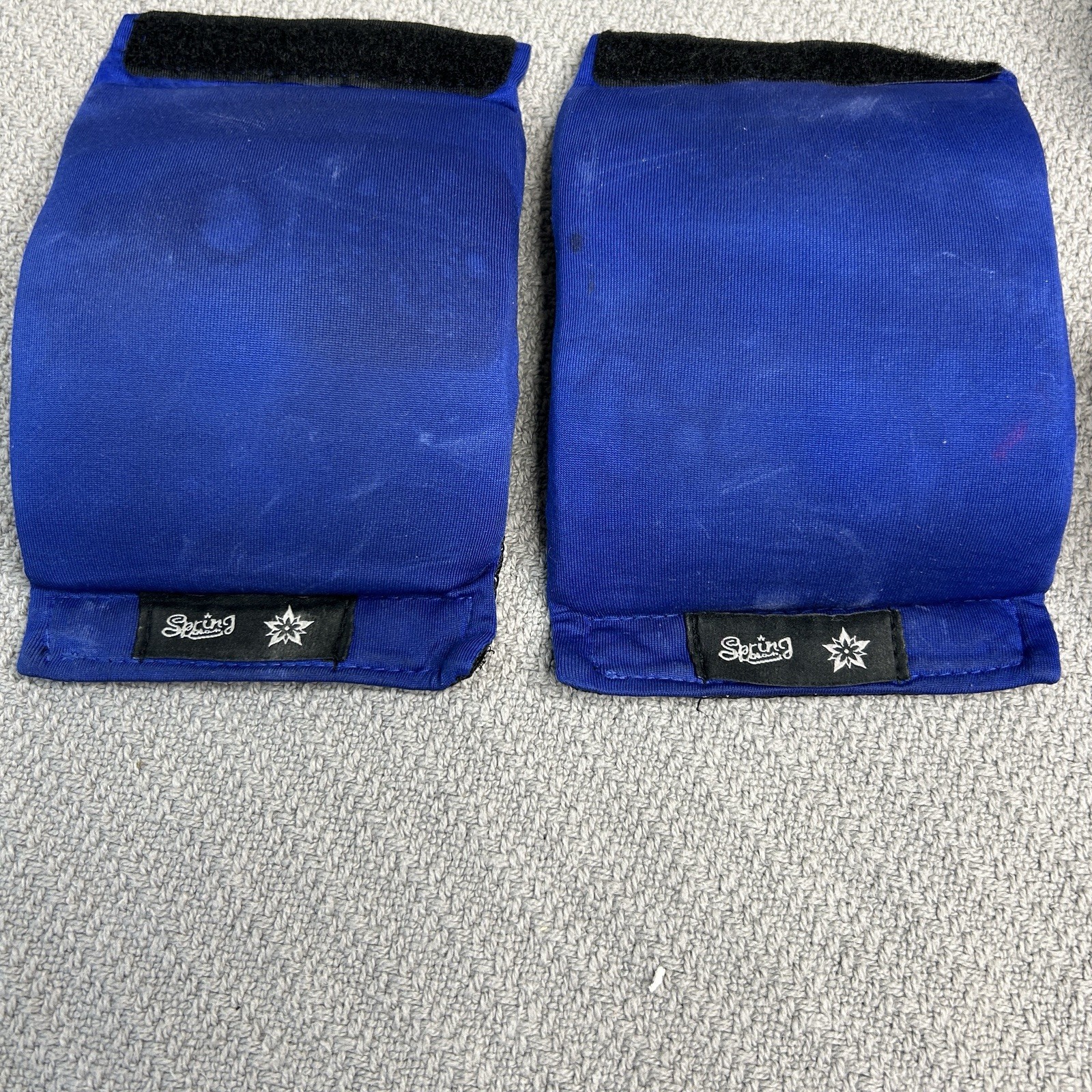 Underarm Crutch Padded Covers with Hand Grips Set - Blue- Spring Seaon Pre-owned