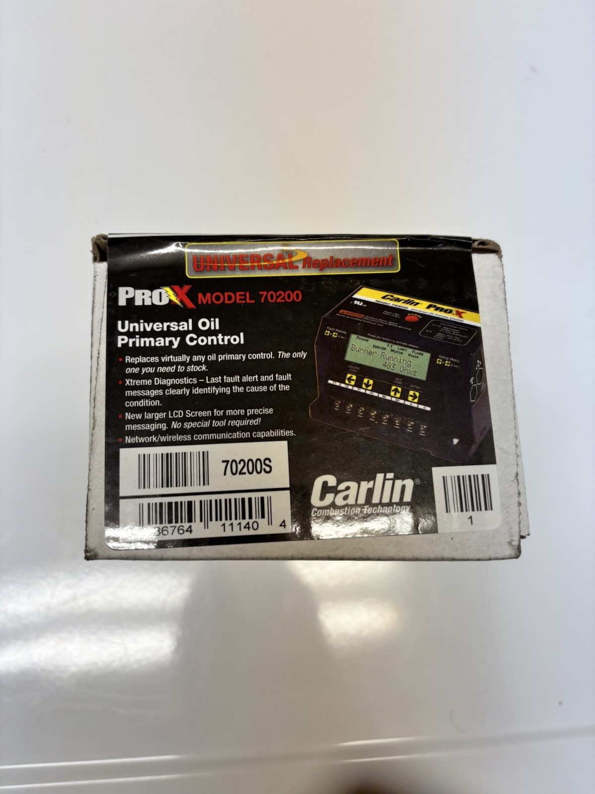 Brand New !!!Carlin ProX 70200S Universal Oil Burner Primary Control