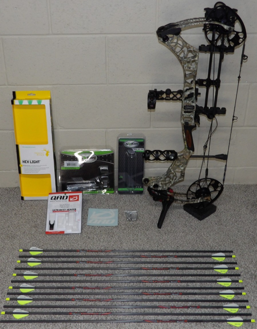 Loaded Mathews V3/27 Bow Package- Many DL/DW Av- Camo - 25 to 29.5" - RIGHT Hd