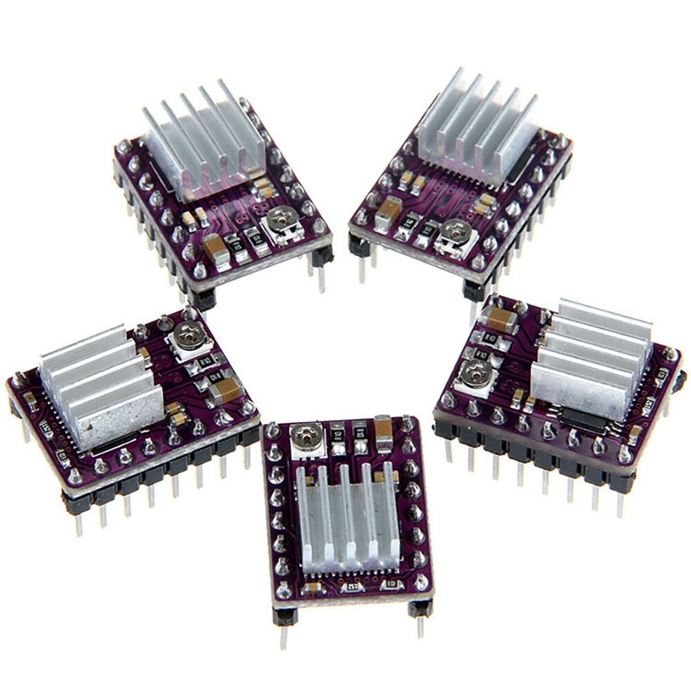Advanced 5PCS DRV8825 Stepper Motor Driver Control for Improved For 3D Printing