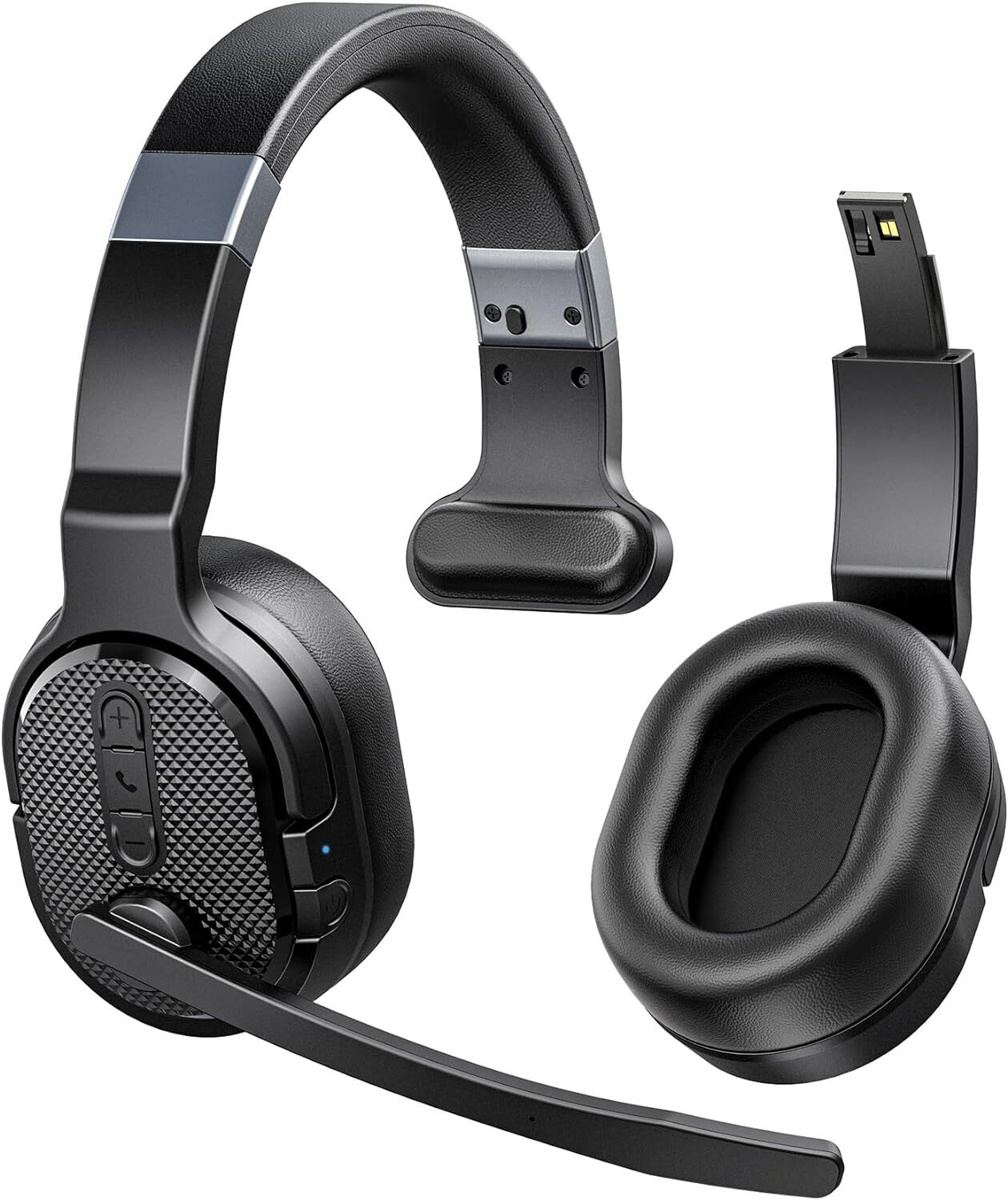 Bluetooth Trucker Headset Single and Dual Ear Wireless Headset for PC, Drivers