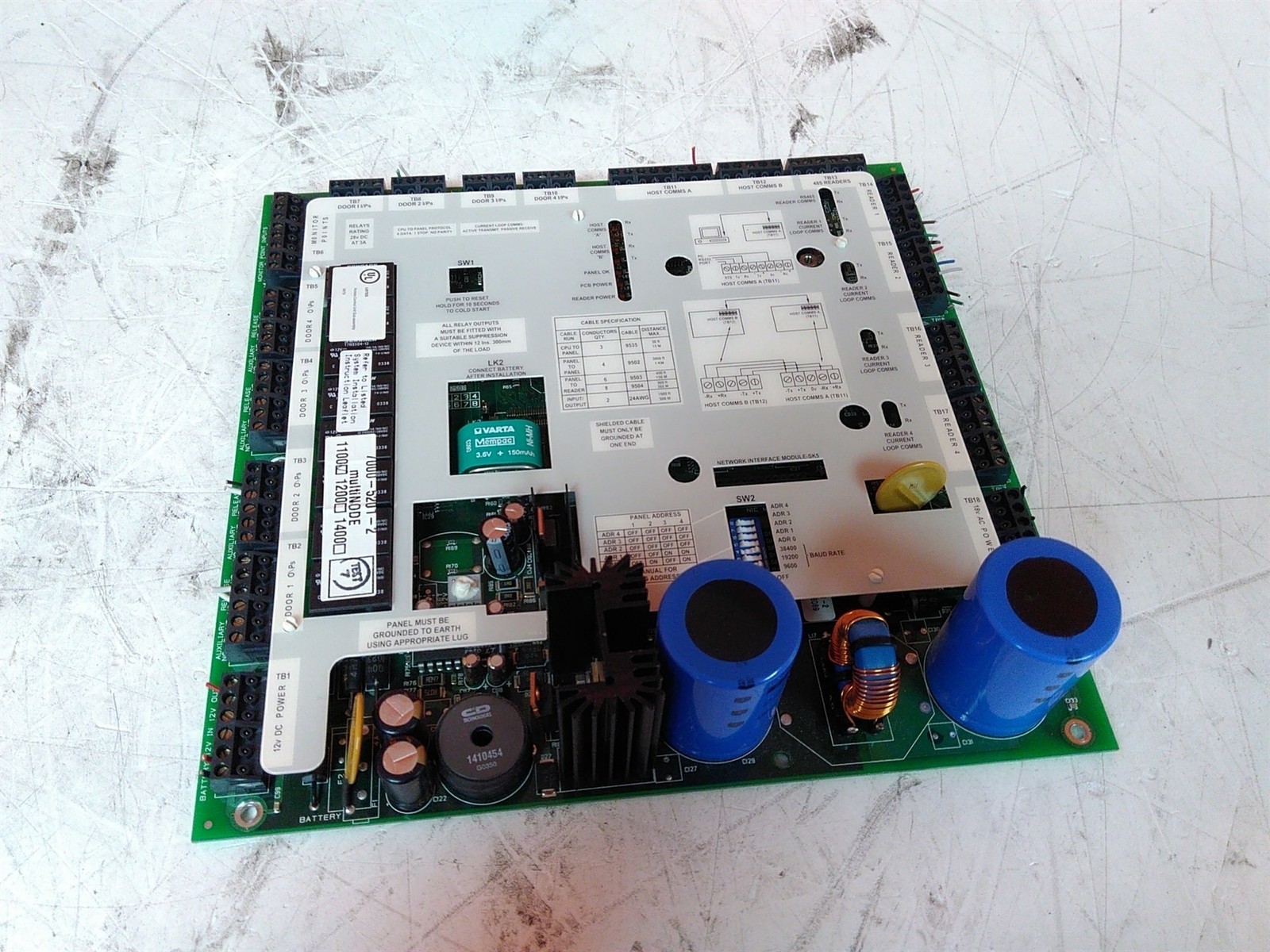 multiNODE 1100 7000-5201-2 Access Control Panel See Description  for Parts