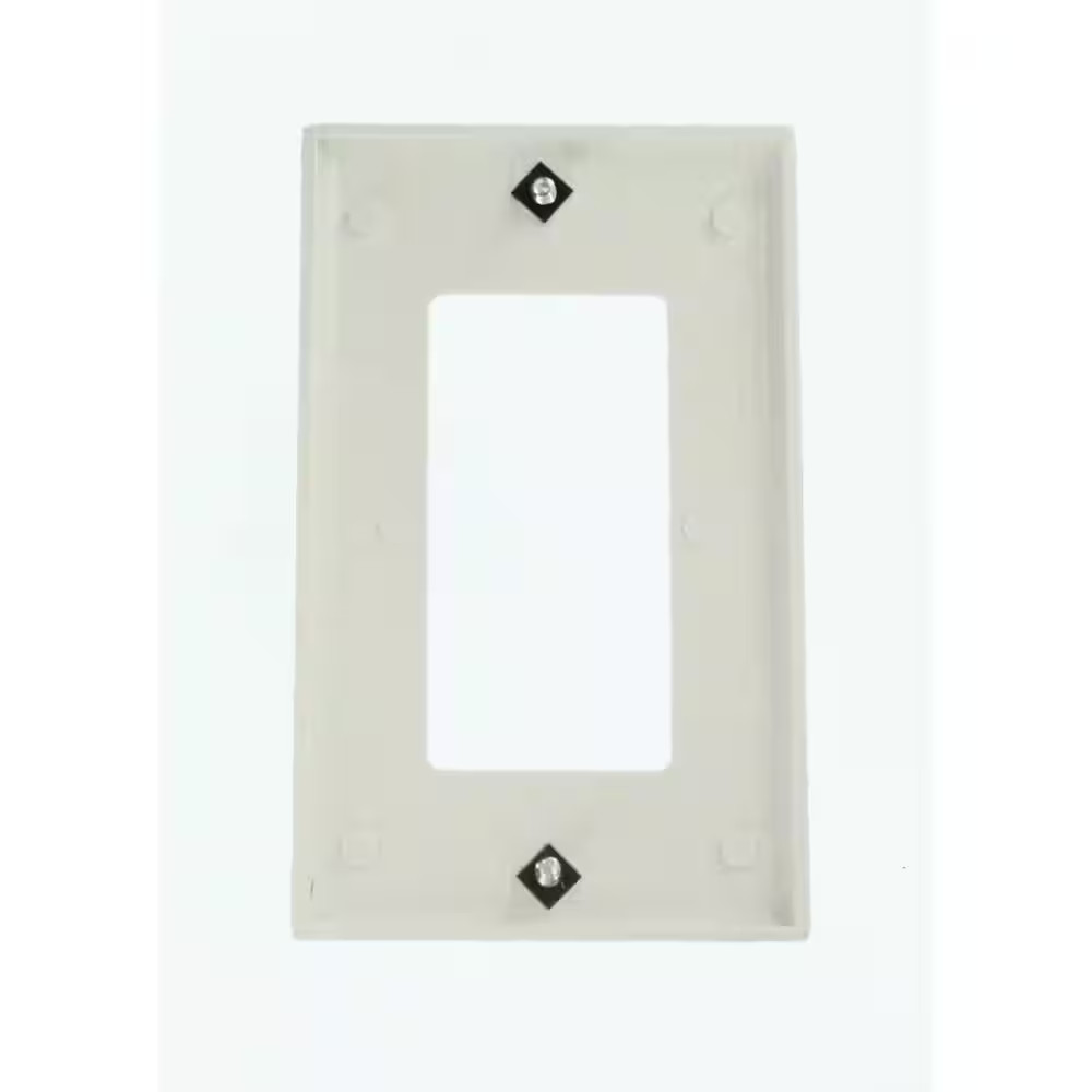 1-Gang White Decora/Rocker Plastic Standard Wall Plate (10-Pack) 80401-WMP
