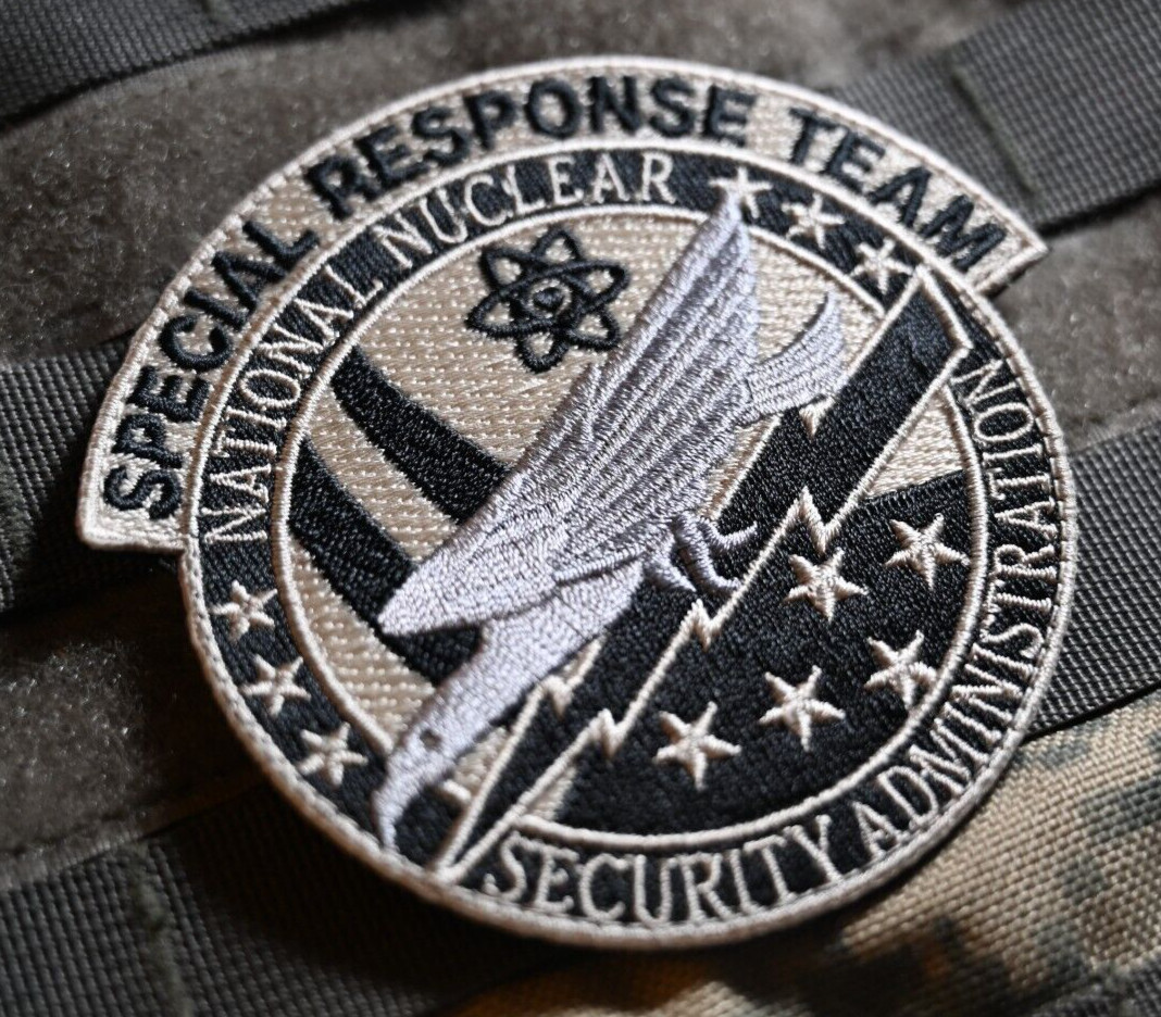 US NUCLEAR SECURITY ADMINISTRATION SPECIAL REACTION TEAMS SRT vêlkrö GRAY PATCH