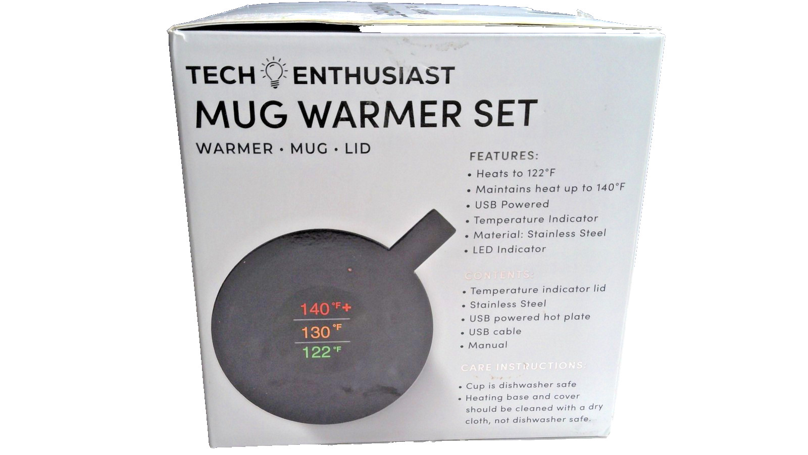 Tech Enthusiast Mug Warmer Set USB Powered Black Coffee Silvercrest SMWC 700 A4
