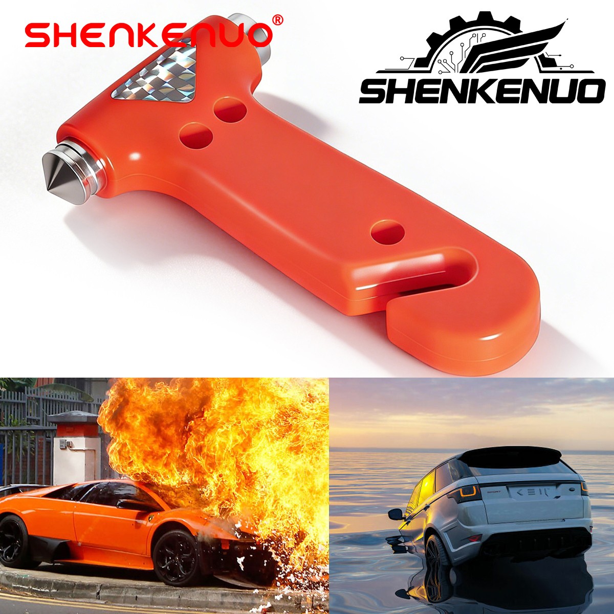 Car Safety Hammer  Auto Car Escape Tool, Car Window Glass Hammer Breake