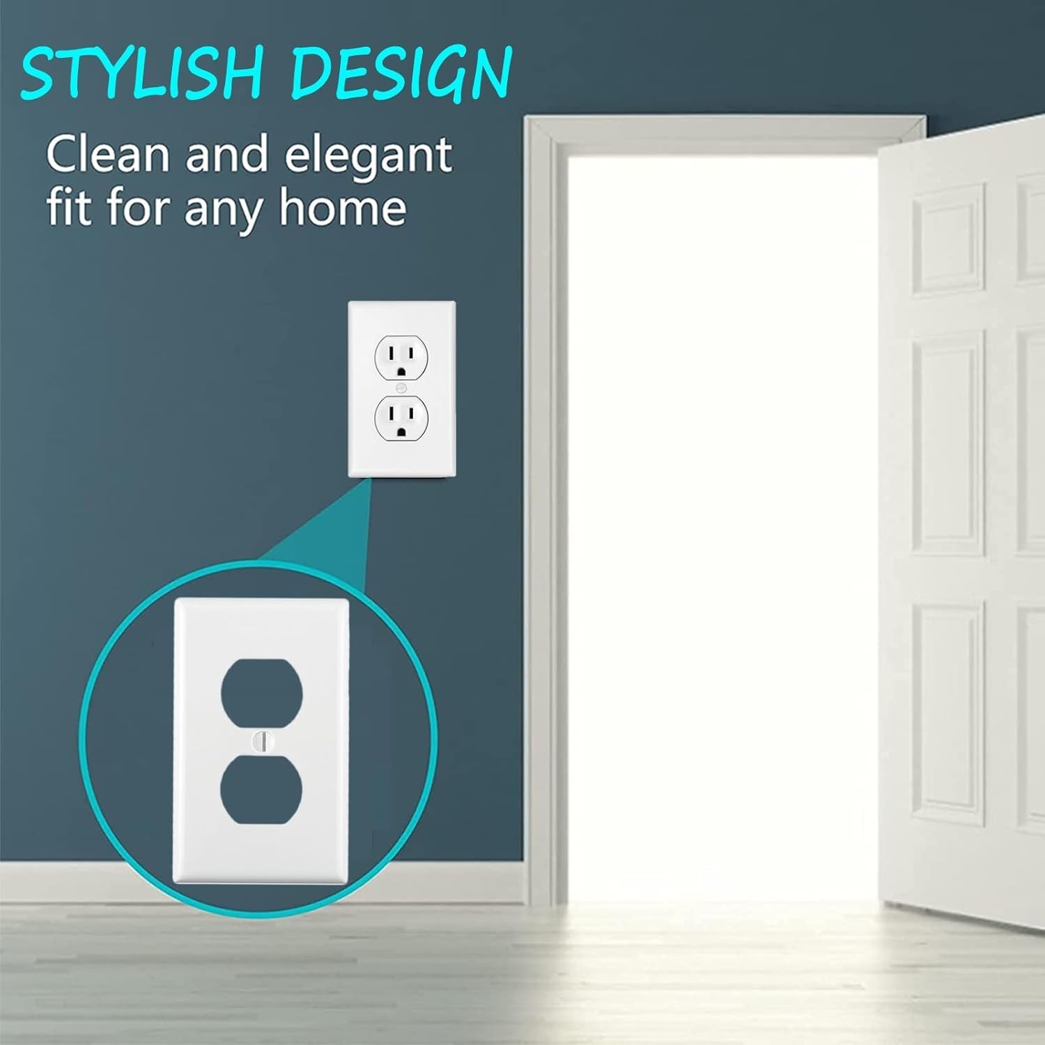 Outlet Covers Wall Plates - Electrical Outlet Covers12-pack Standard Size