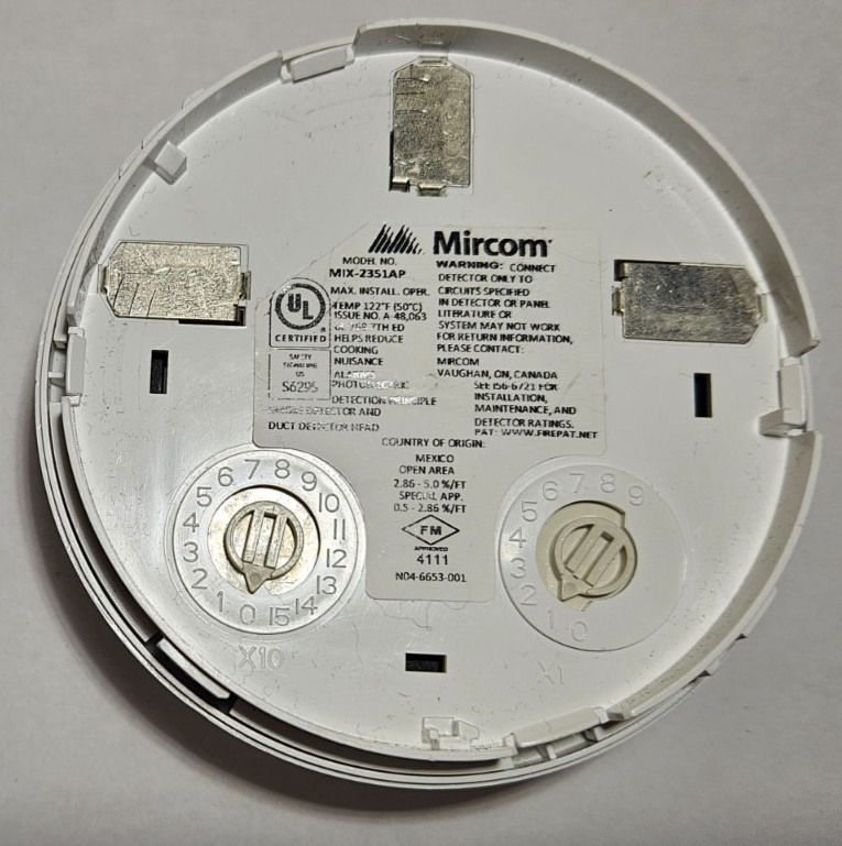 Mircom 2351AP Smoke Detector