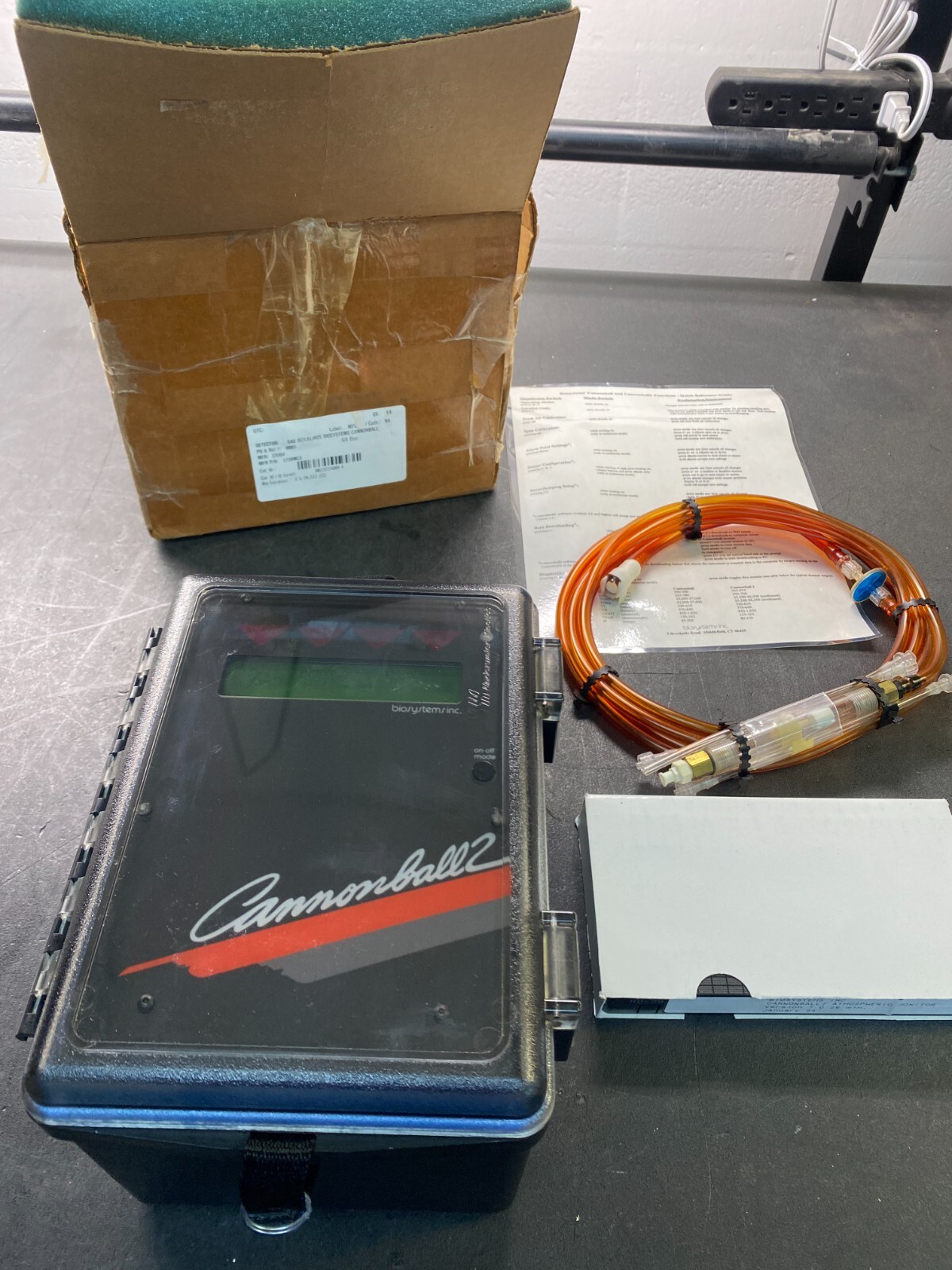 NOS NEW BIOSYSTEMS CANNONBALL 2 ATMOSPHERIC MONITOR 1702A