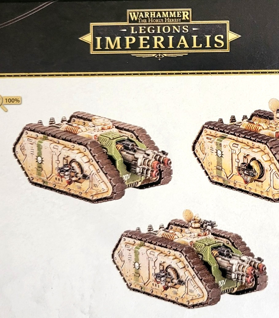 Legions Imperialis Cerberus Tank Destroyer Squadron (1 sprue, 2 tanks) Warhammer