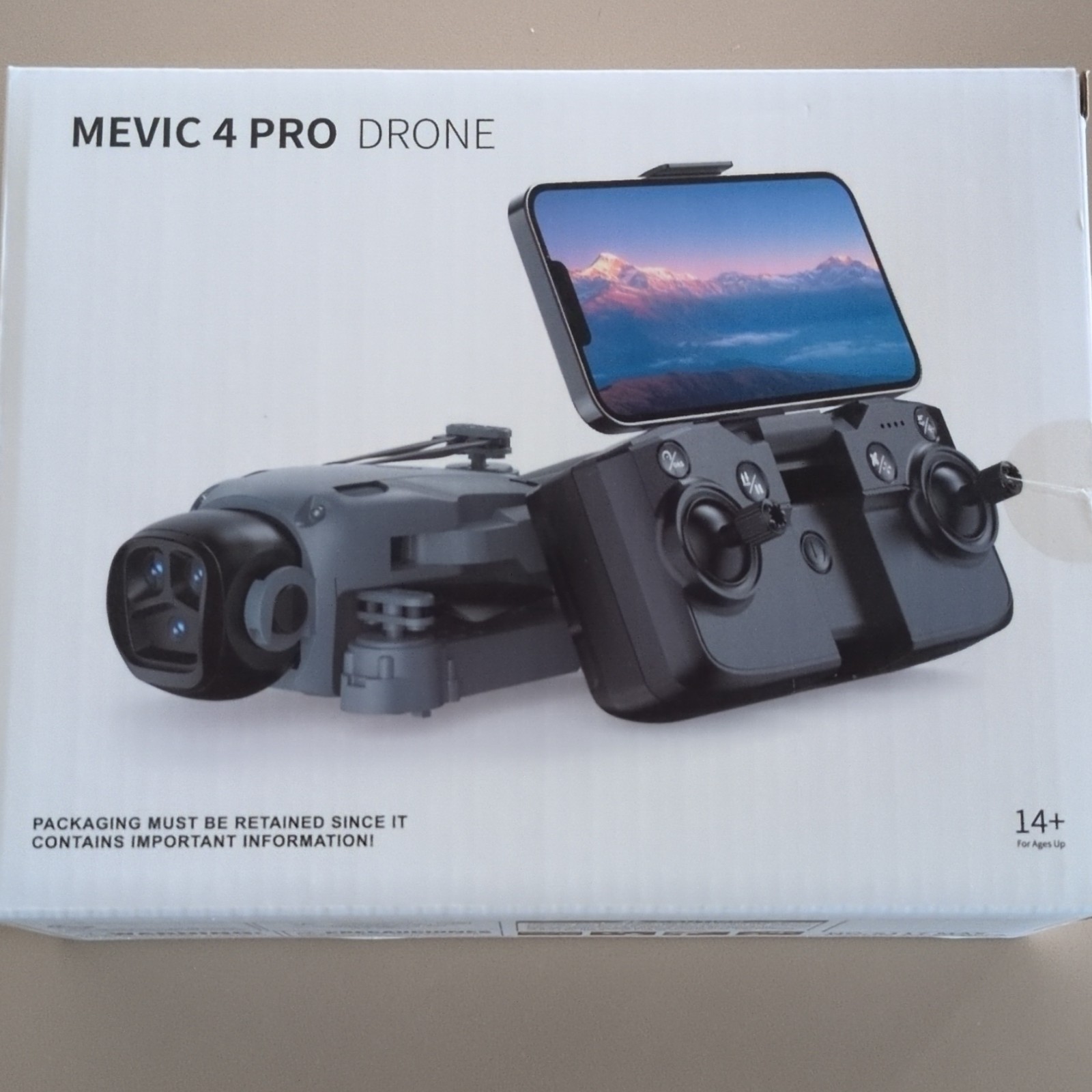 Mevic 4 Pro Ready-to-Fly Toy Drone S117 MAX HD Camera 360° Roll Headless Mode