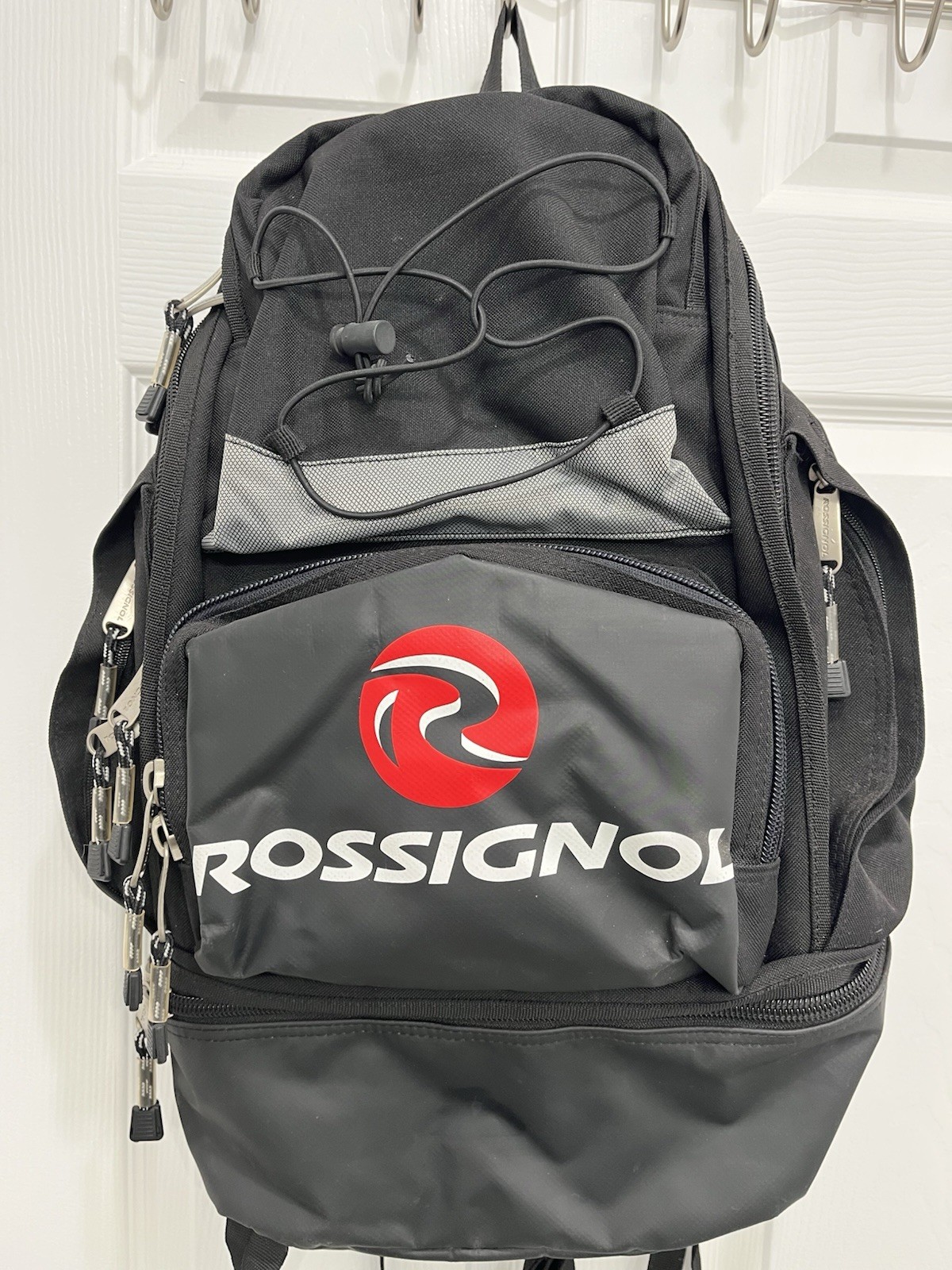 Vintage Rossignol Ski Snowboard Backpack Freeride Touring Bag - Black