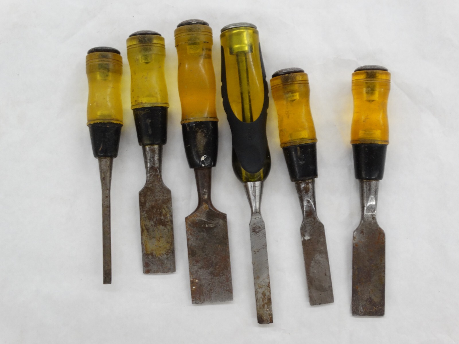 Vintage Stanley 6 Piece Chisel Lot