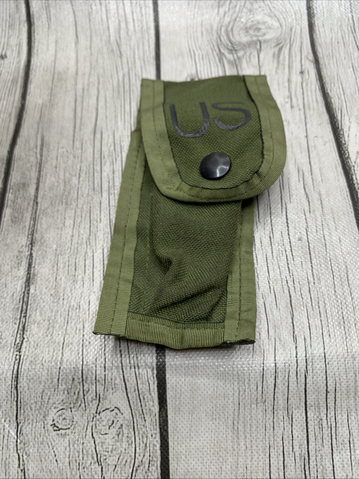 US Military Issued Green Nylon Pouch