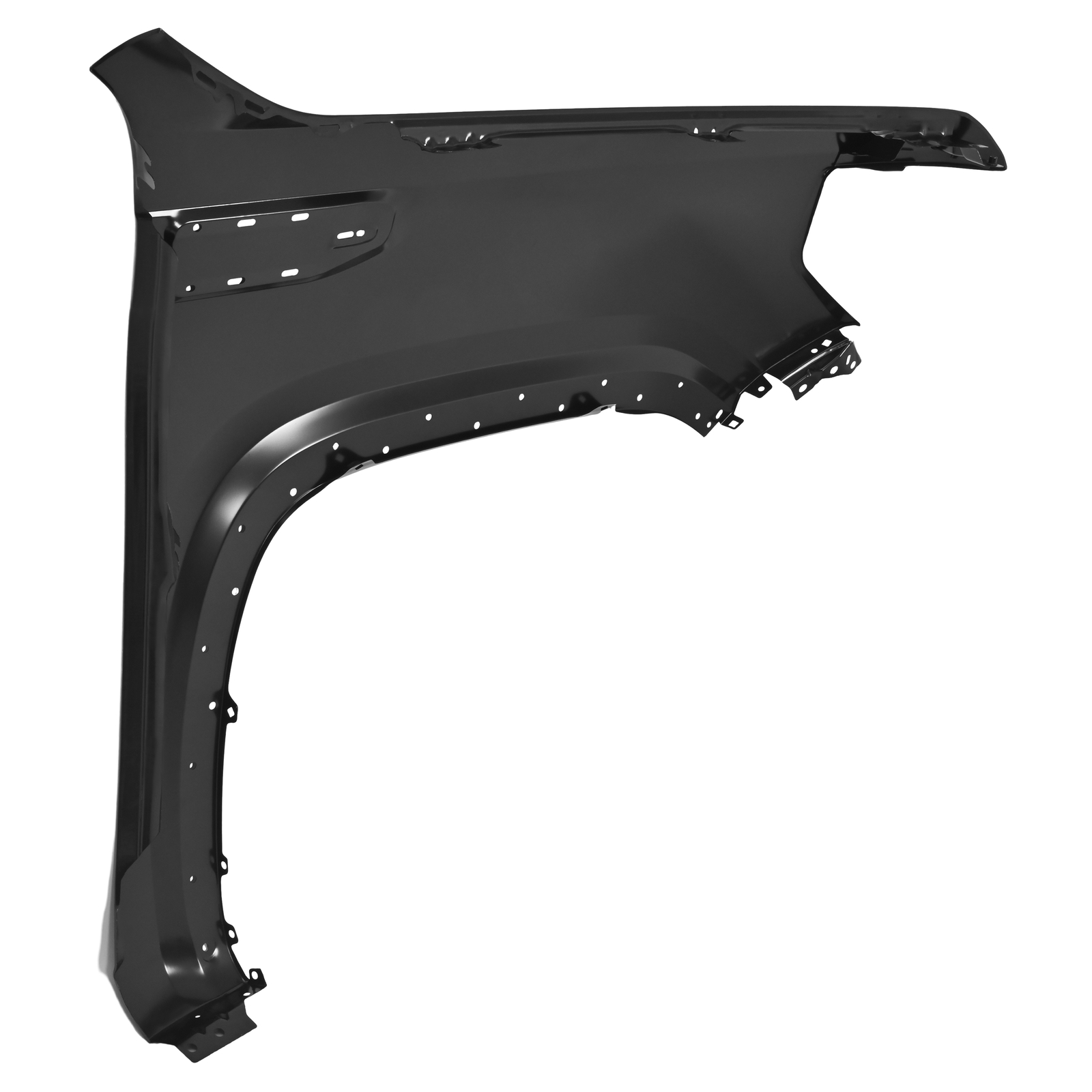 For GMC Sierra 1500 2019-23 Electrophoresis Black Front Fender Left Driver Side