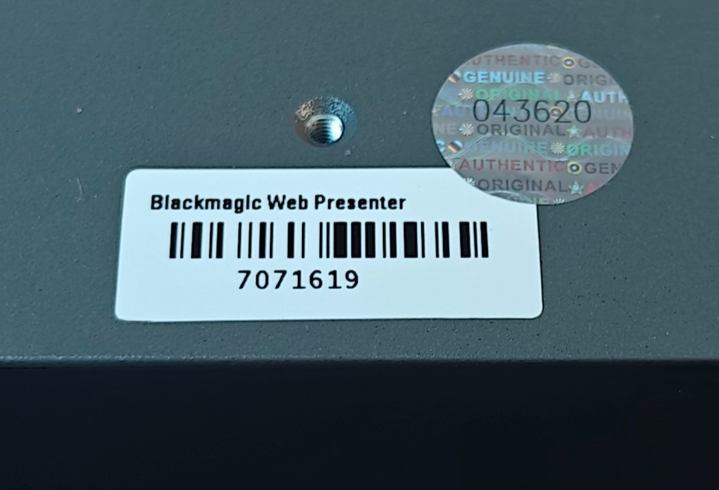 Blackmagic Web Presenter + Teranex Smart Panel + SDI-HDMI Converter TESTED VIDEO