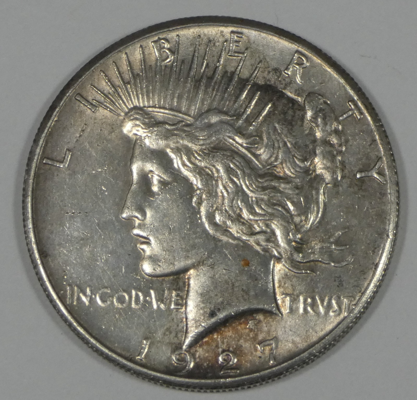 BARGAIN 1927 Peace Dollar ALMOST UNCIRCULATED Silver Dollar