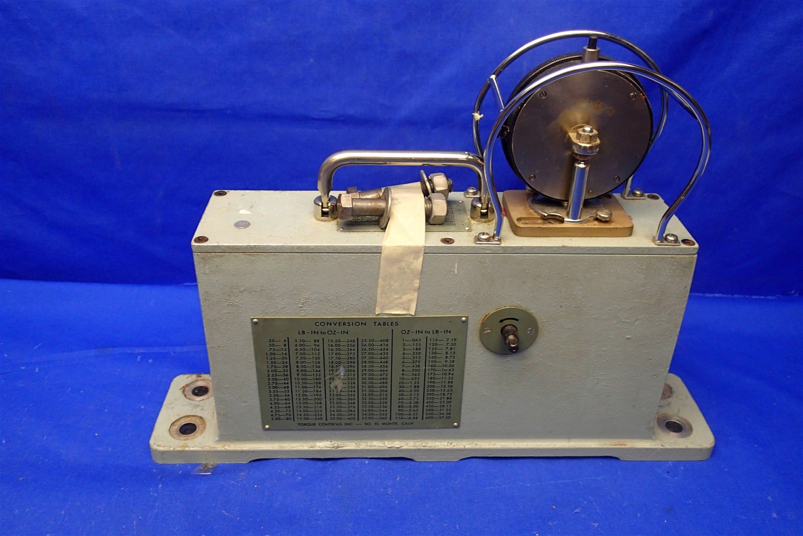TORQUE CONTROLS TORQUE TESTER MODEL No. ET500Z