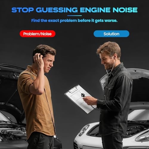 Automotive Engine Noise Diagnostic Tool – Sound Detection Stethoscope