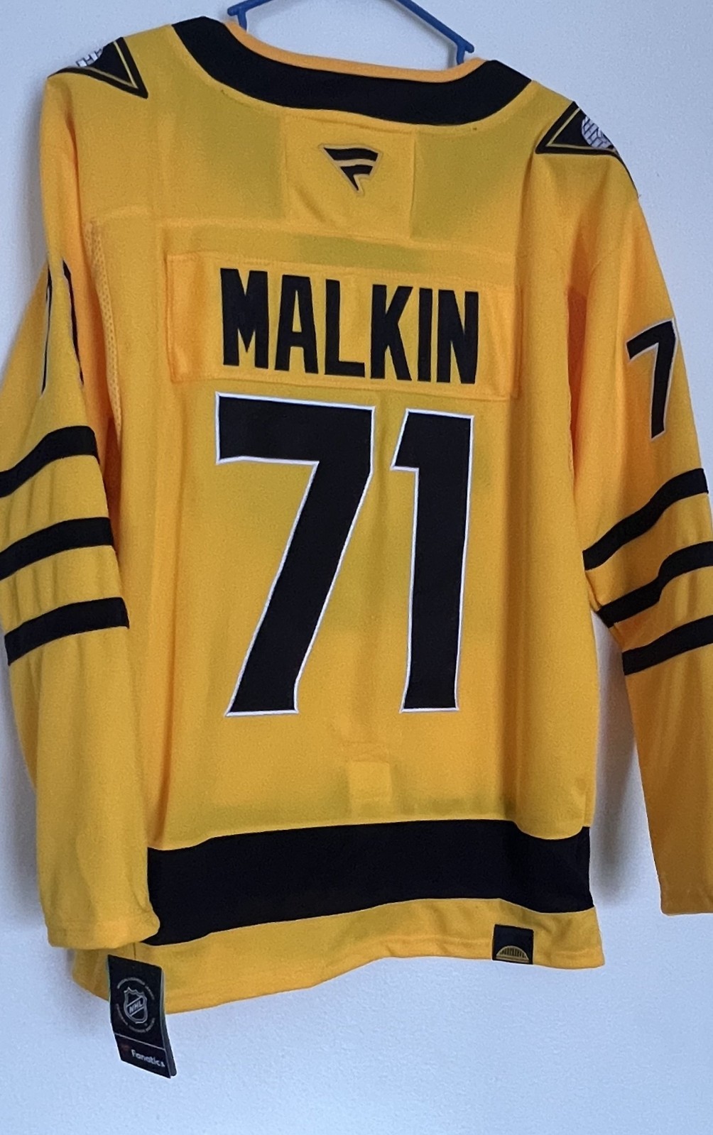Pittsburgh Penguins #71 Evgeni Malkin Alternate Hockey Jersey Men's L (52)