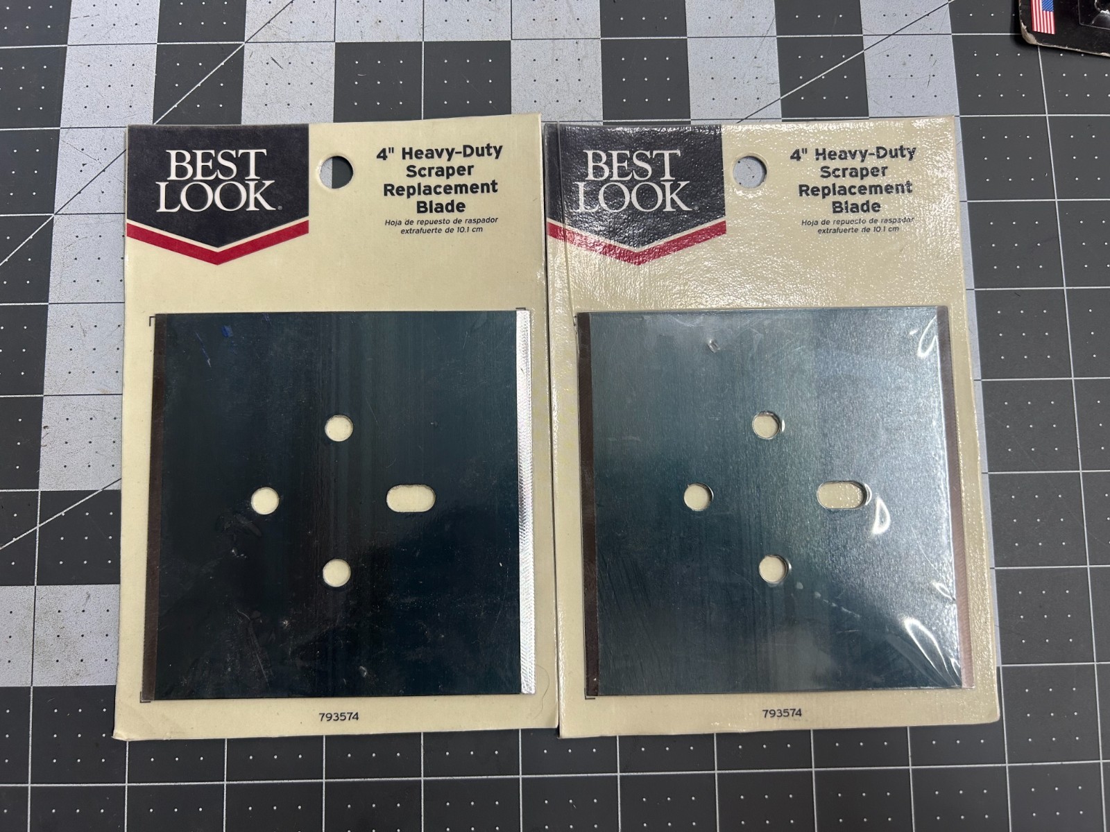 New 2-pack lot Best Look 4" Replacement Scraper Blade 793574 fits 793213 793566