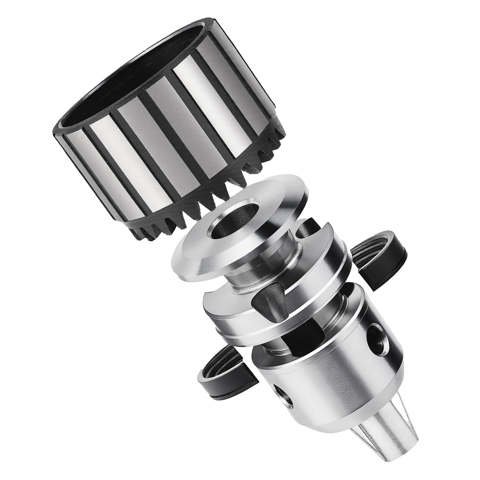 5/8 Heavy Duty Drill Chuck with MT2 Arbor 3/8-16 Drawbar Thread - Includes K...
