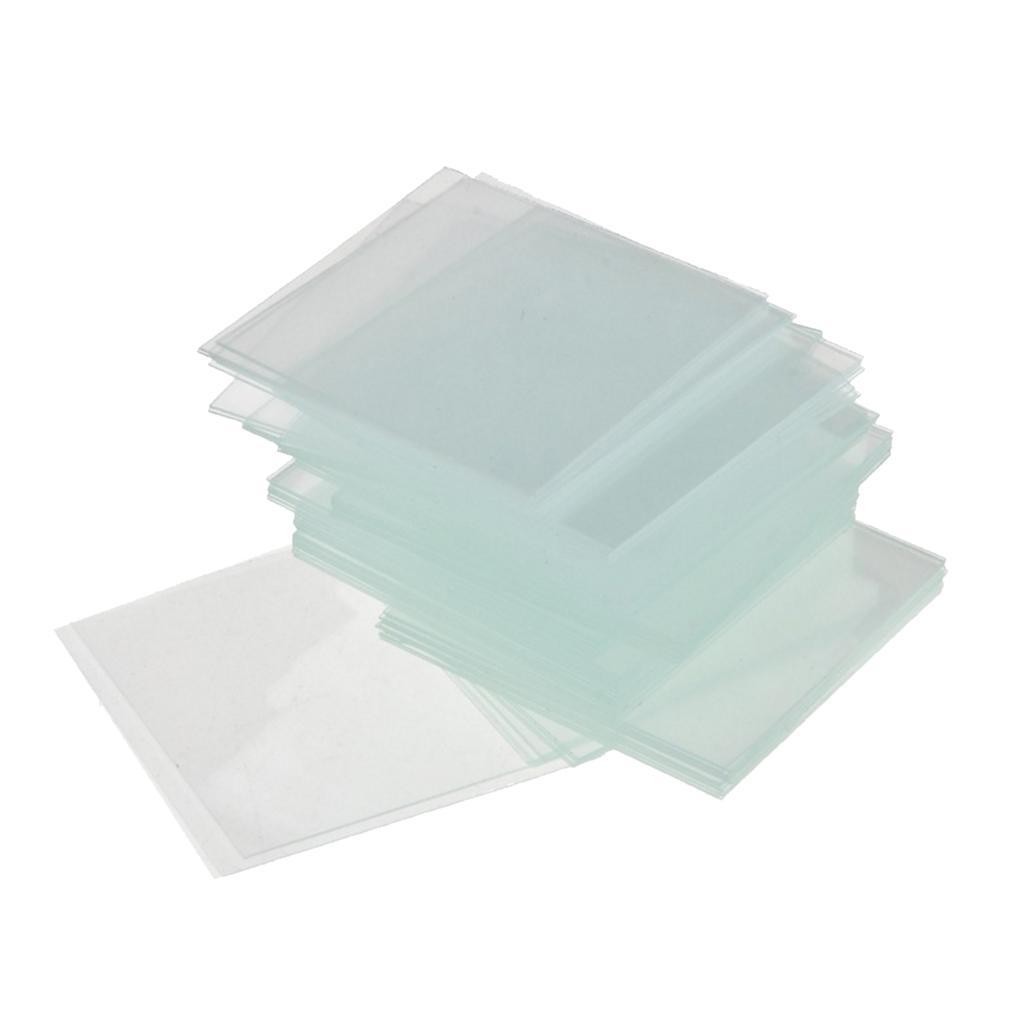 100Pieces Slide Cover Slips 24mm X 24mm Square Cover Glasses