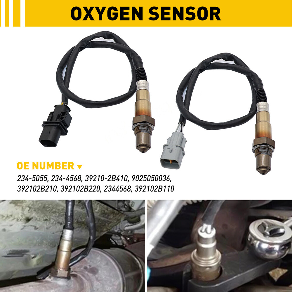 2pcs Oxygen Sensor O2 For 12 13 14 15 16 17 Hyundai Accent Veloster Kia Rio 1.6L