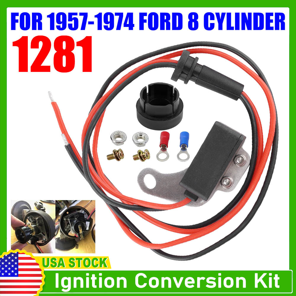 For Ford V8 Pertronix 1281 Ignition Points-to-Electronic Conversion Kit Ignitor✅