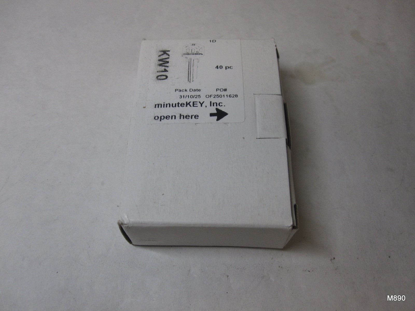 Box of 40 | minuteKEY KW10 KKWJMB00001BRAS KW KEY BRASS HOLES Key Blanks