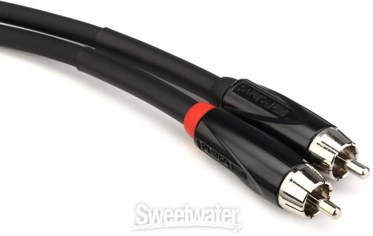 Roland RCC-5-2R28 Dual 1/4" TS - RCA Interconnect Cable - 5'
