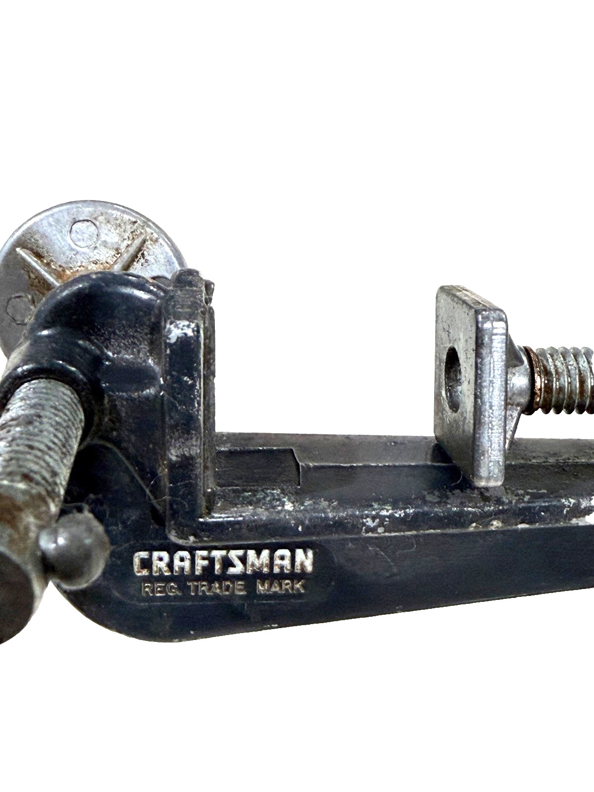 (2) VINTAGE CRAFTSMAN TOOLS CLAMP-ON STOPS for TABLE TOP POWER TOOLS
