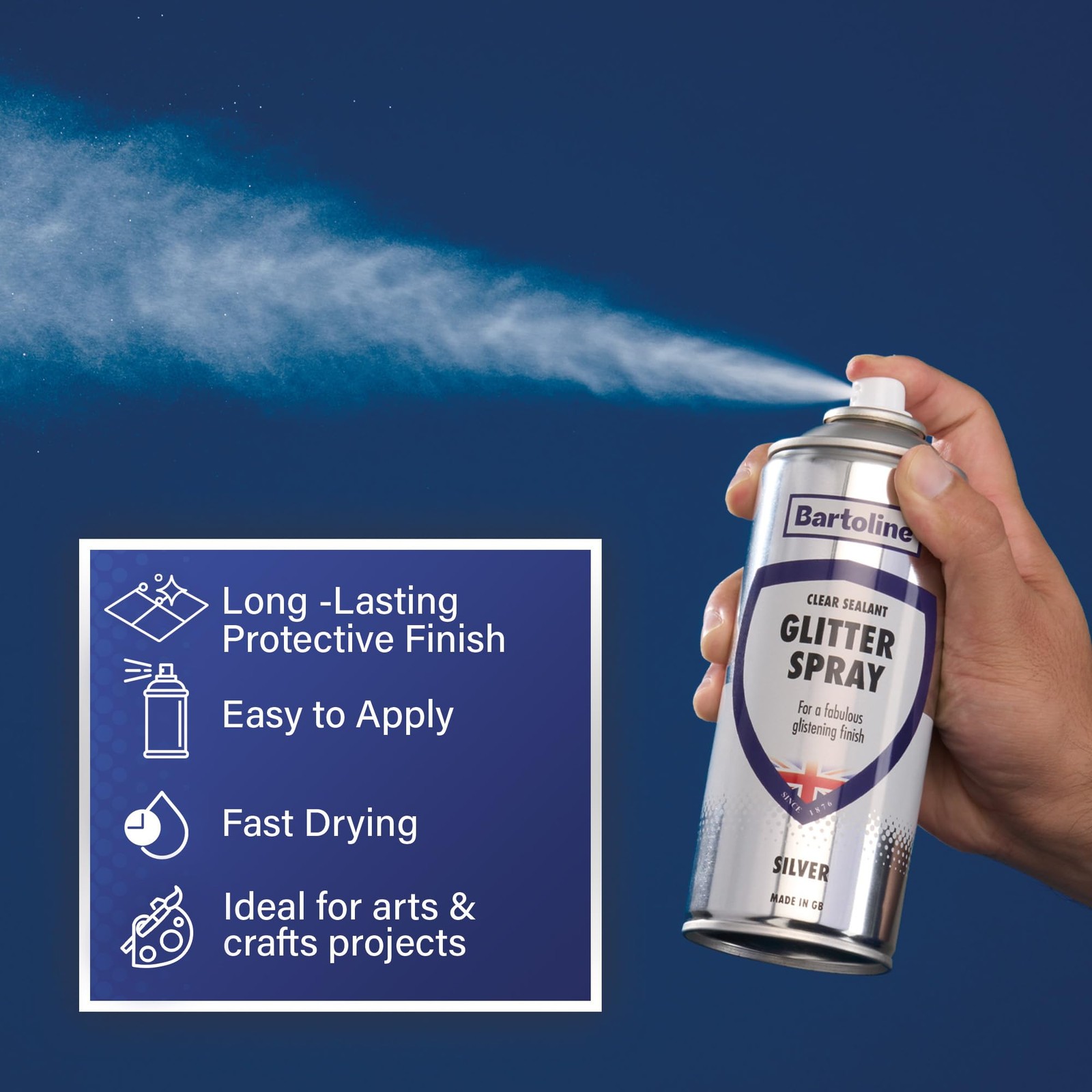Bartoline Spray Clear Sealant Silver 13.5 Oz 3 - Spray Gloss