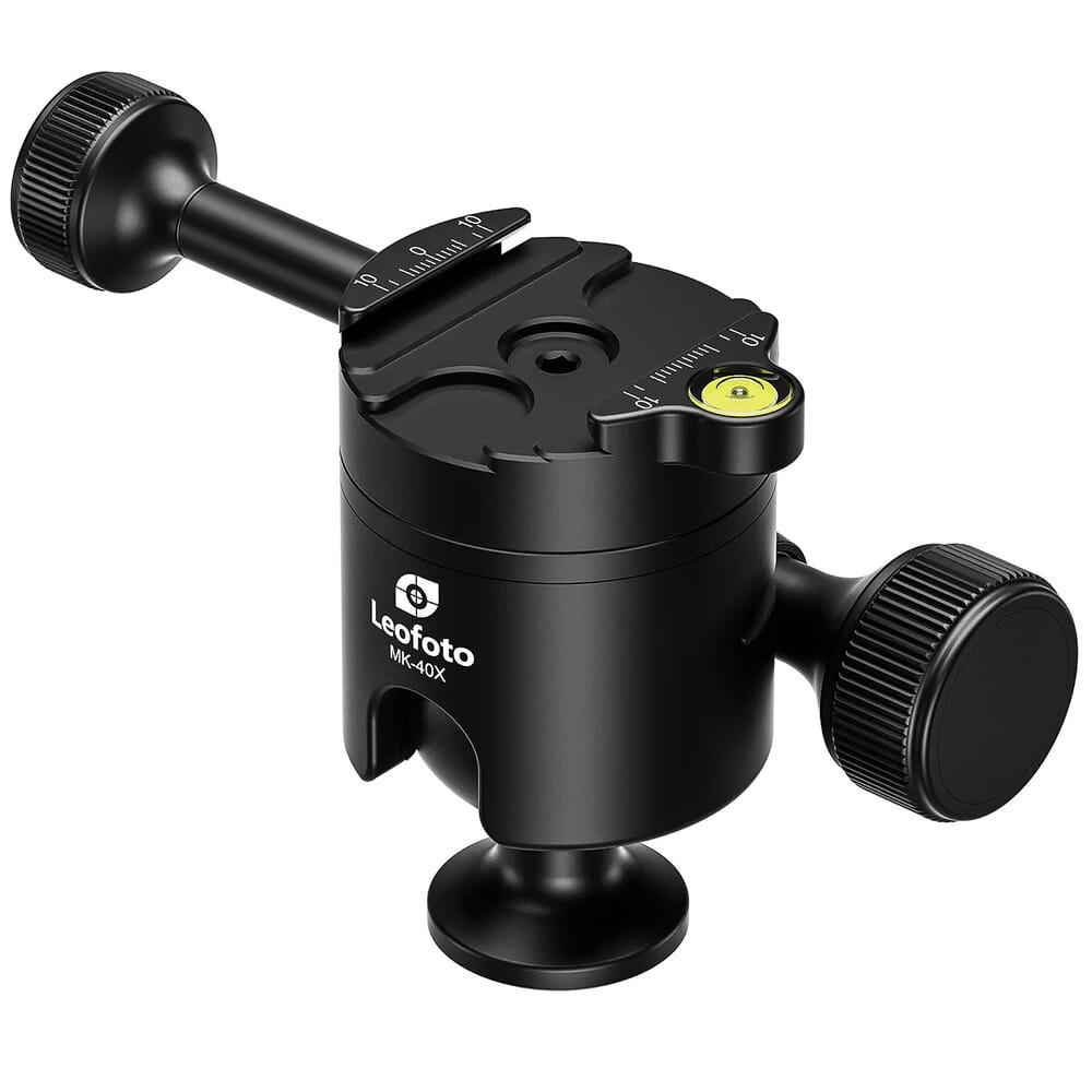 Leofoto Rifle Ball Head with Arca Clamp & Rosette (MK-40X): NEW, Free Shipping
