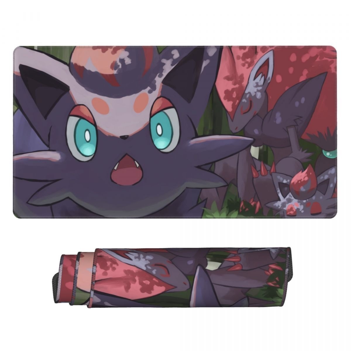 Zoroark Zorua Board Game Pokemon Desk Mat Mousepad Play Mat of TCG Gift For Fans