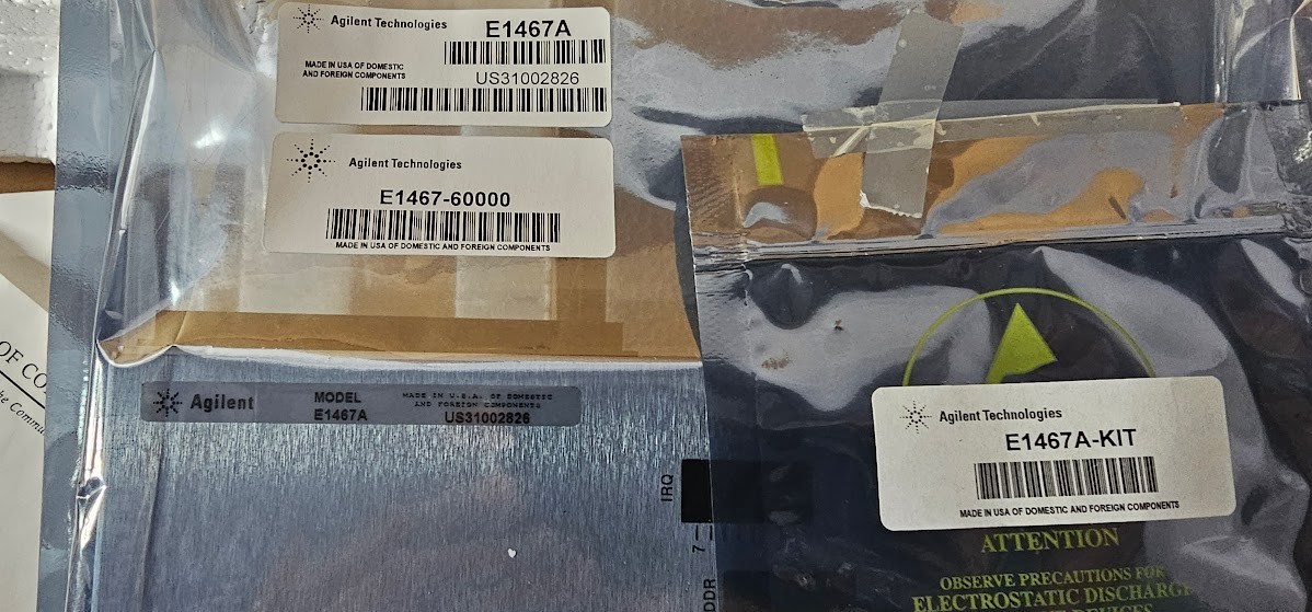Agilent E1467A VXI Relay Matrix Module Kit E1467-80010 E1467-60000