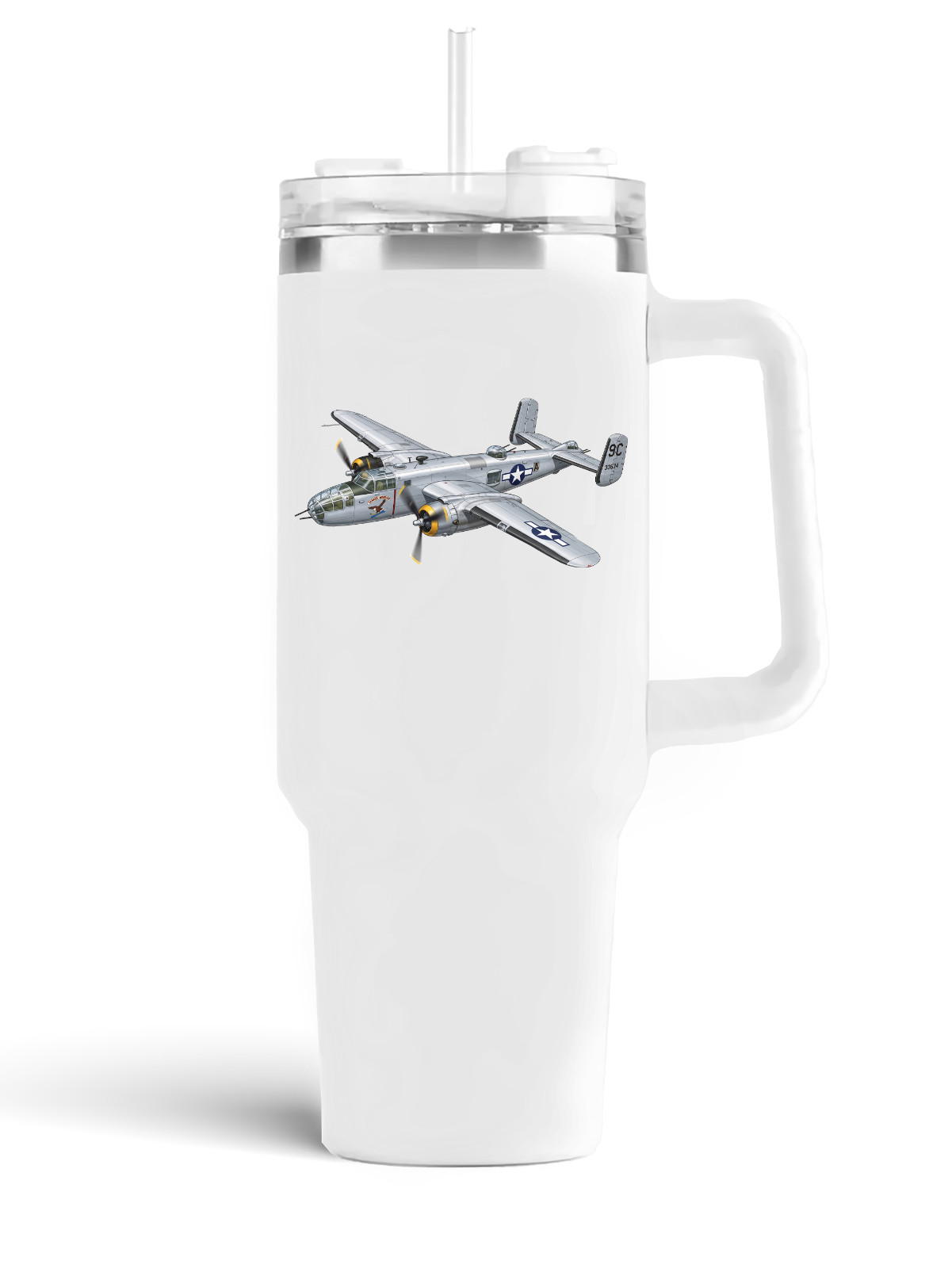 North American B-25 Mitchell Stainless Steel H2.0 Quencher Tumbler  40oz