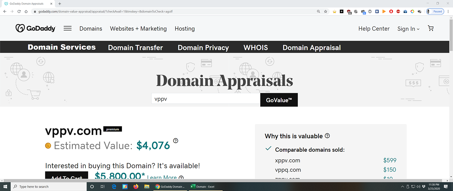 vppv.com PREMIUM DOMAIN NAME