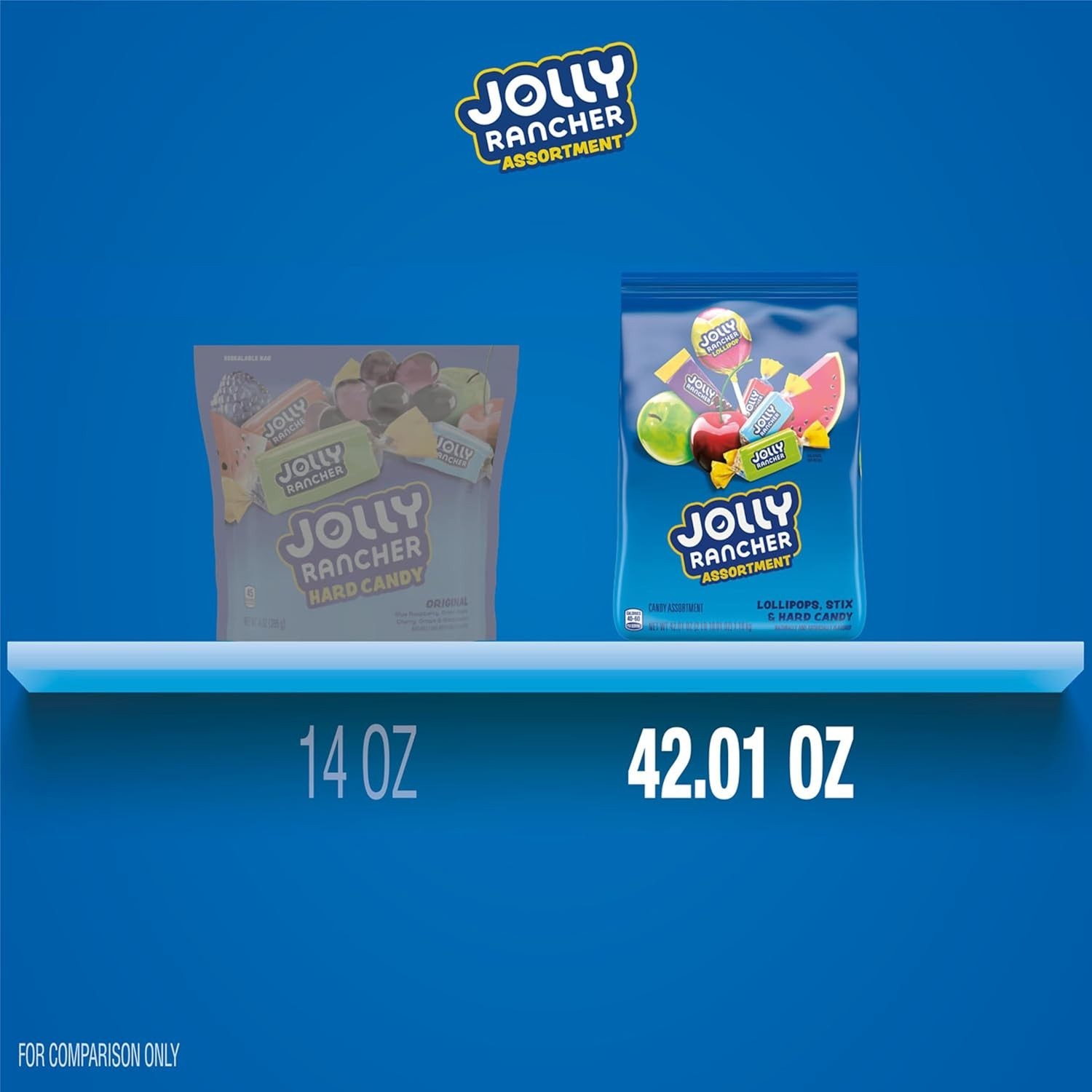 Assorted Fruit Flavored Candy Bulk Bag, 42.01 oz