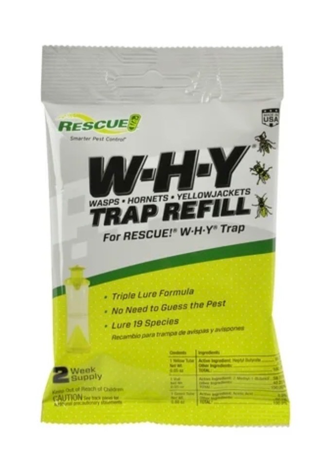 RESCUE! W-H-Y Wasps, Hornets, Yellow Jackets Trap Refill for Rescue W-H-Y Trap