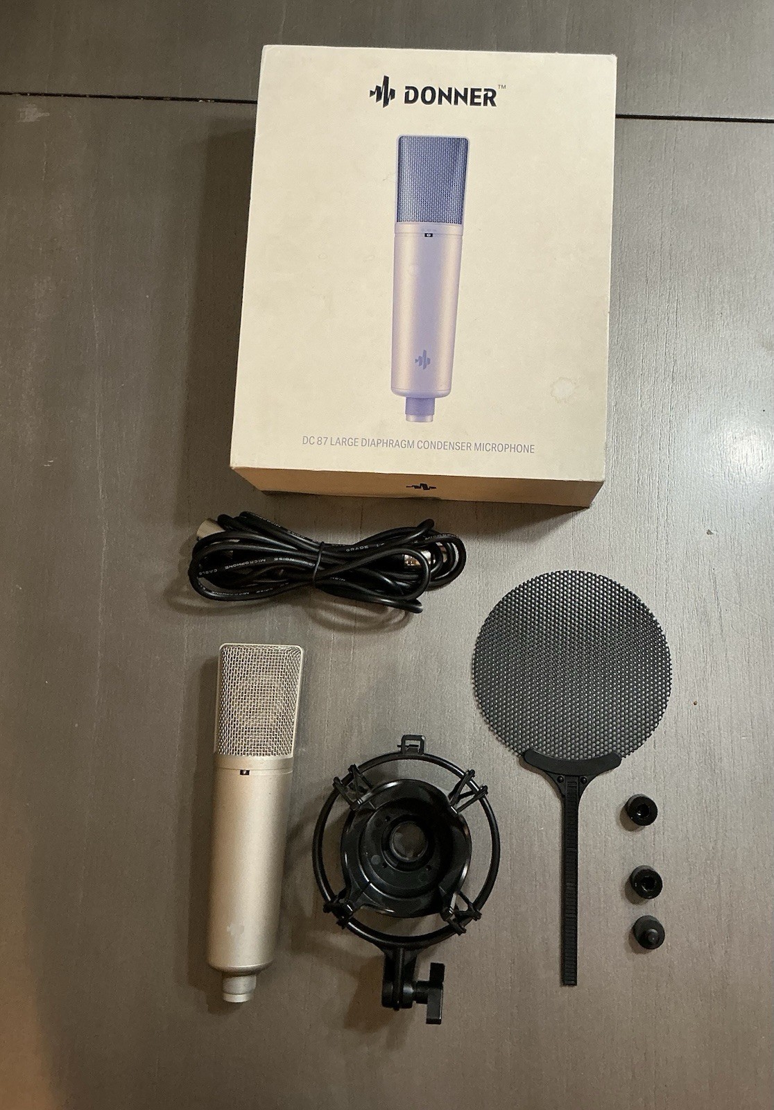 DONNER DC 87 Large Diaphragm Condenser Microphone READ