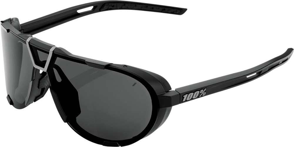 100% Westcraft Sunglasses Matte Black - Smoke 61046-102-01