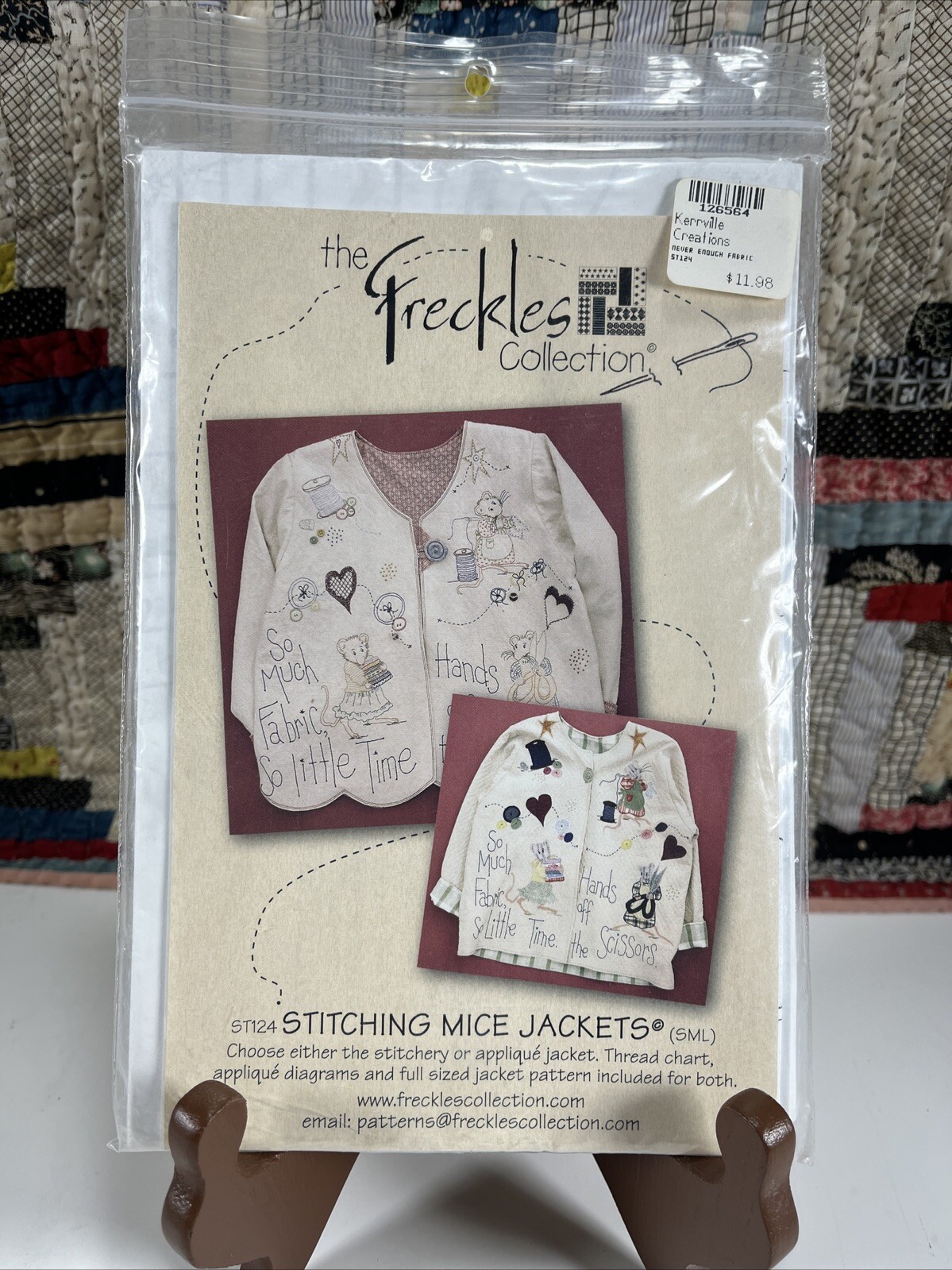 The Freckles Collection #ST124 Stitching Mice Jackets