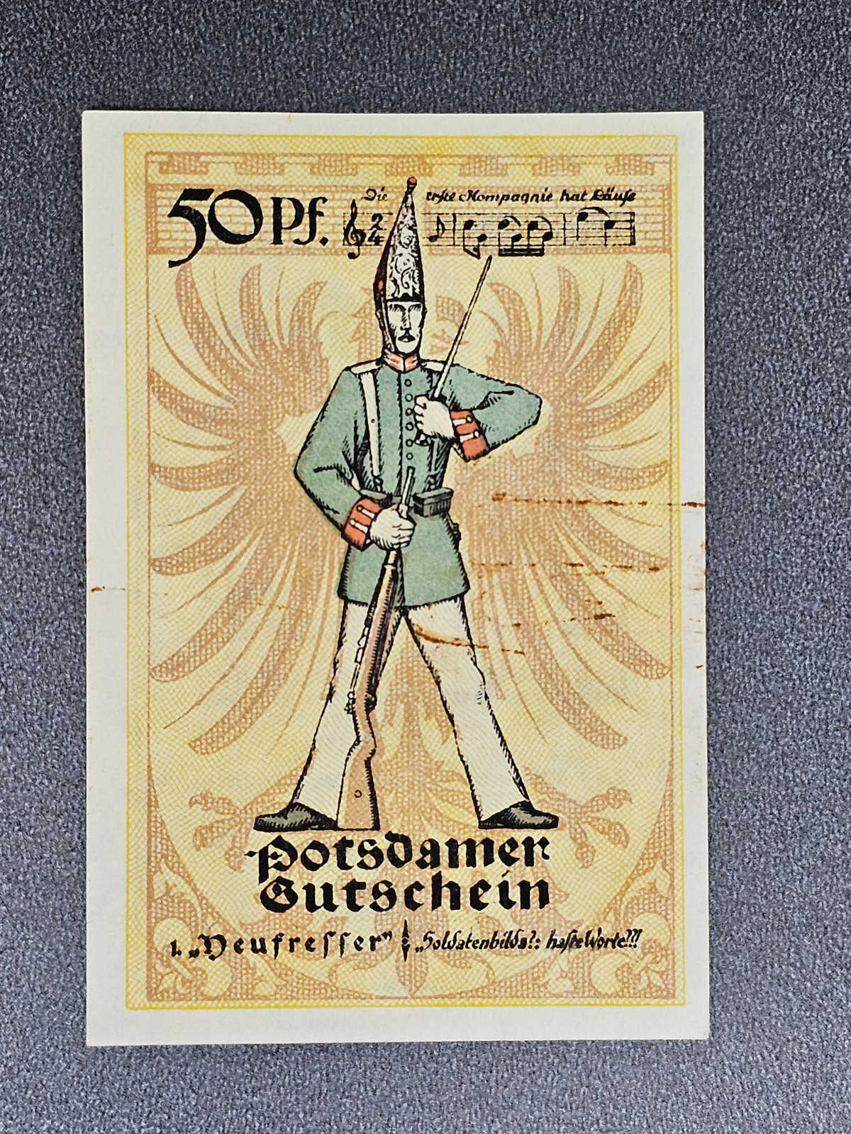 POTSDAM NOTGELD 50 PFENNIG 1921 EMERGENCY MONEY GERMANY BANKNOTE [🇩🇪37141]